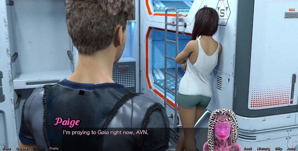Stranded in Space - Planning a Threesome with Bisexual Girl Next Door
