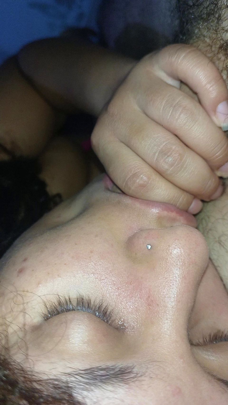 The best blowjob - she deepthroats you and licks your cock from side to side.