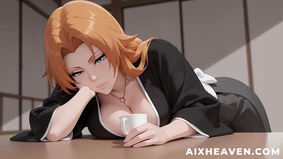 Matsumoto Rangiku has Anal Sex with a stranger she meets in the real world! Bleach Hentai Uncensored POV
