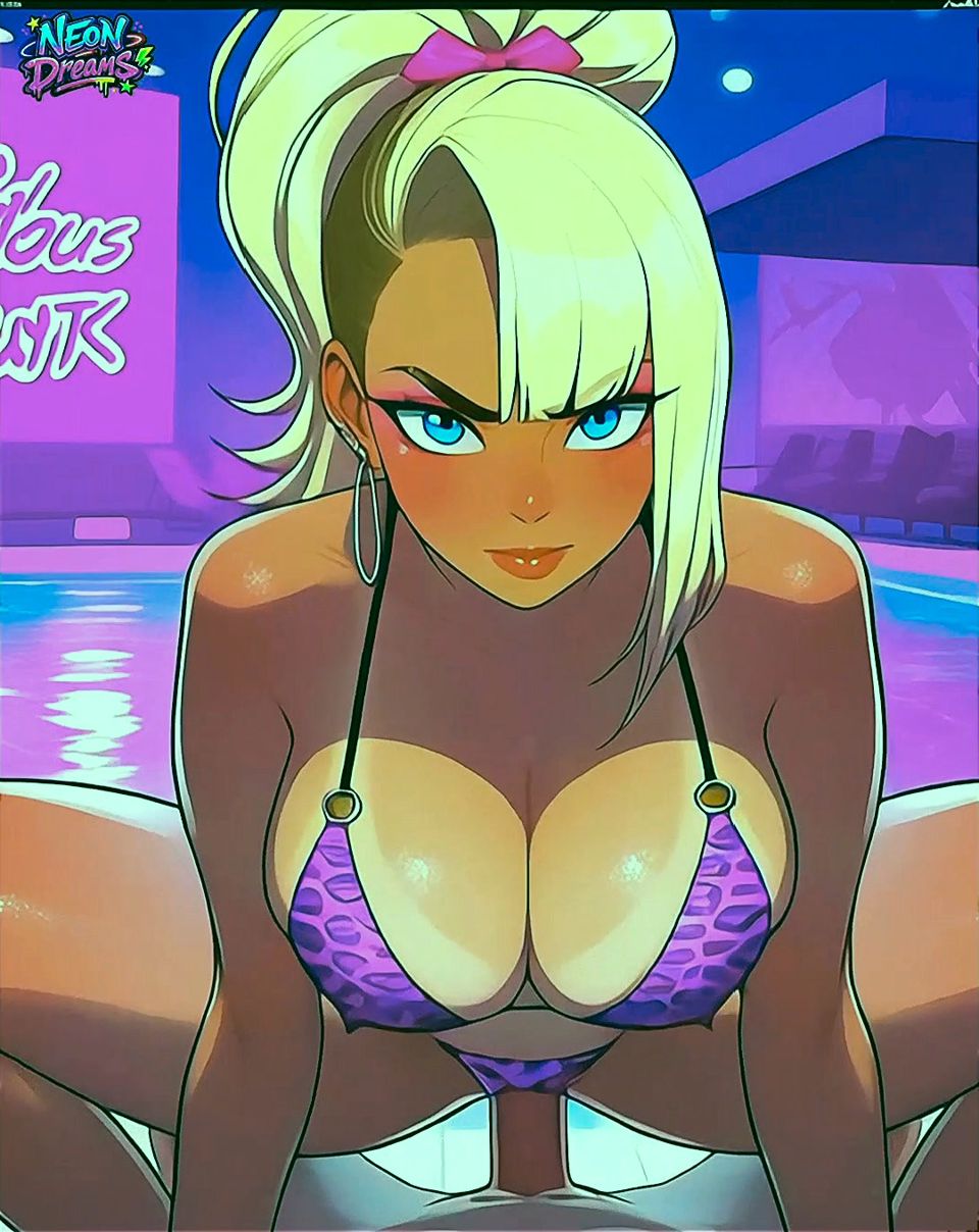 NEON DREAMS - NEON BLONDE SLUT