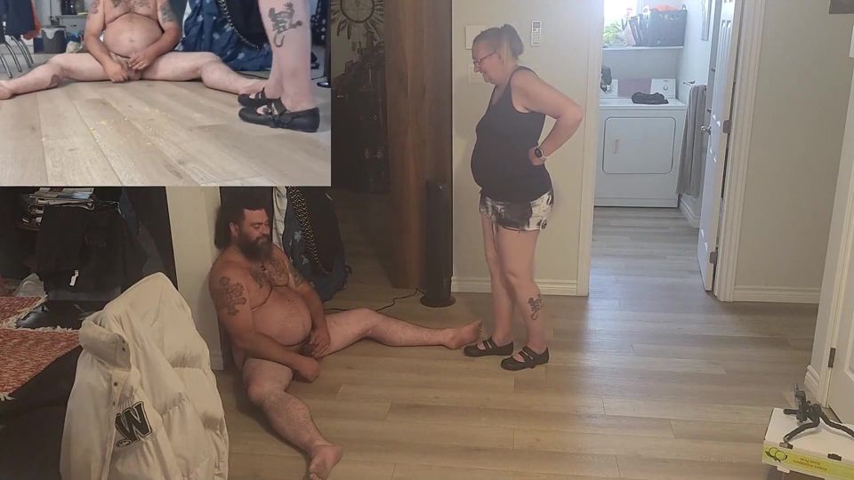 Full Weight on His Two Balls