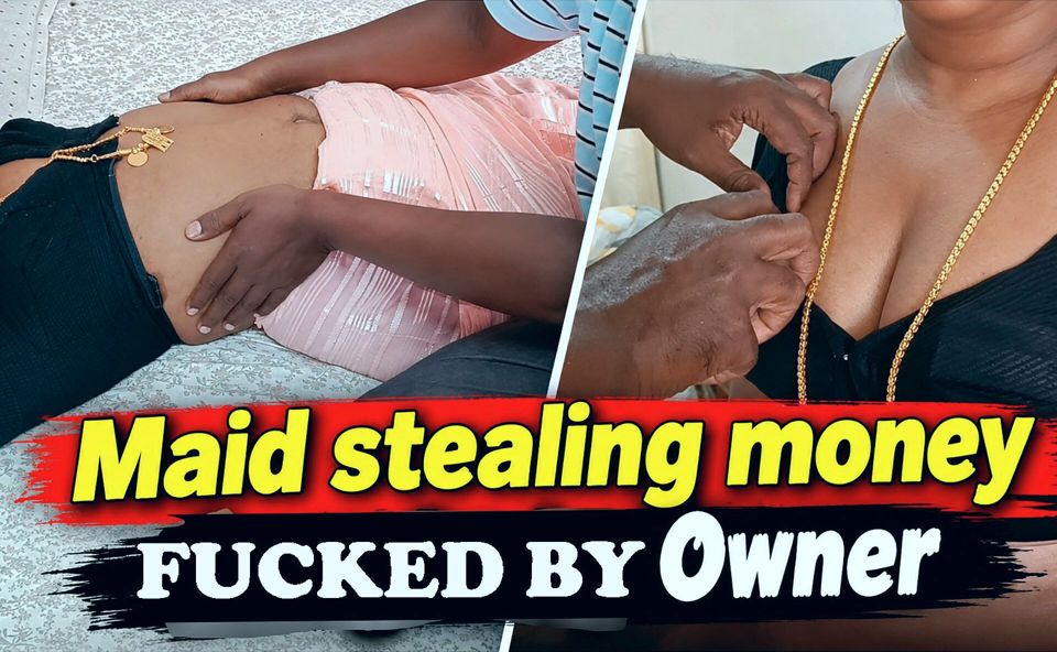 Owner Fuck Maid for Stealing Money - Full Video
