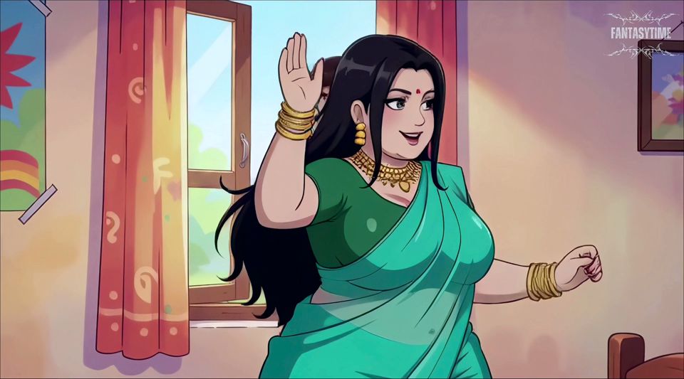 Bheem fucked Tuntun while she recording her reels video