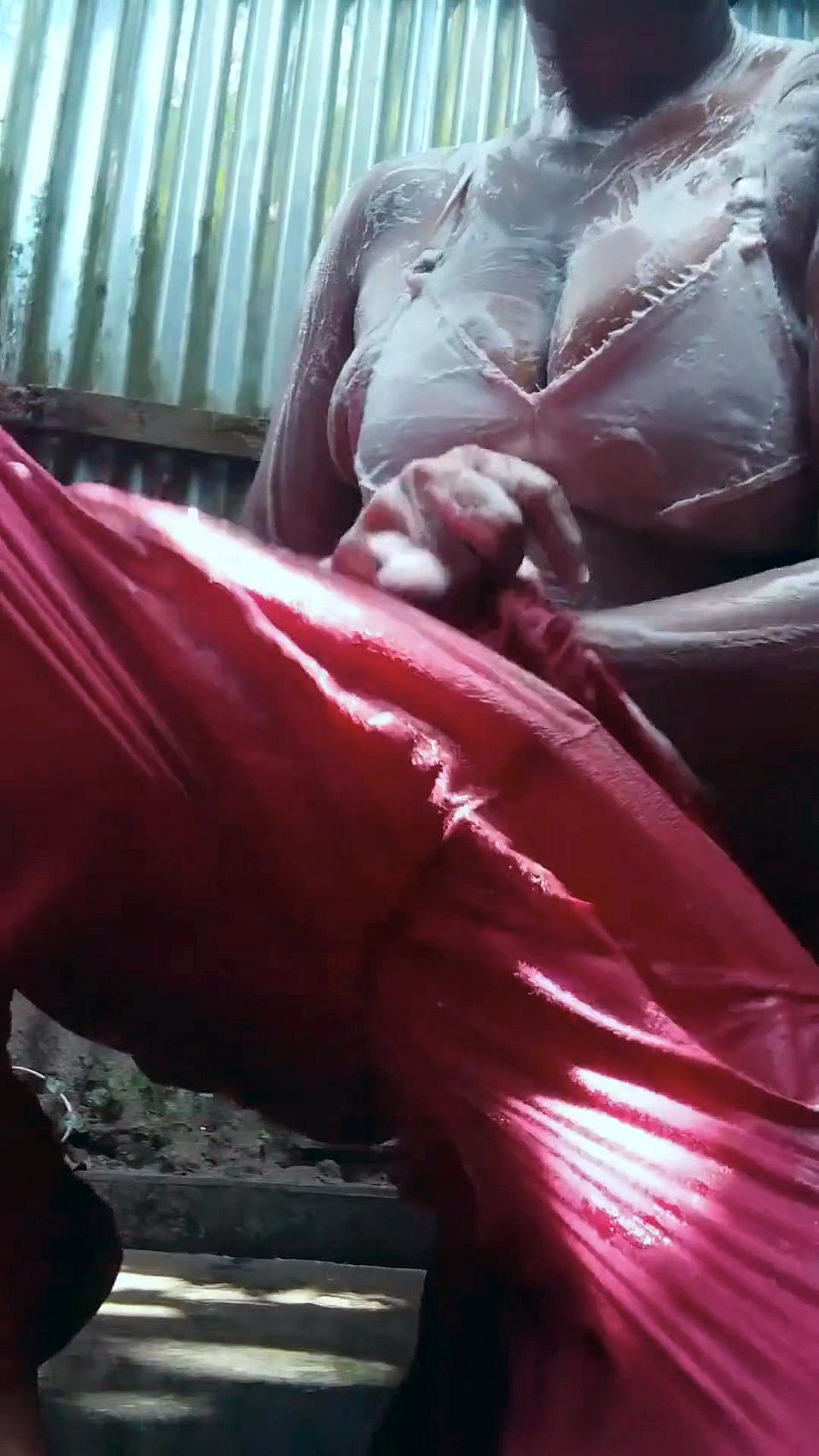 A Dirty Video of a Village Girl Bathing
