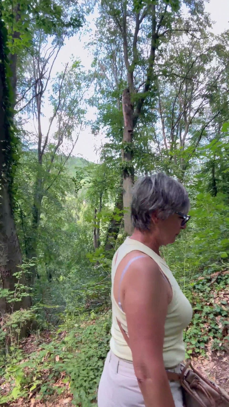 Madam O Outdoor Anal 7 - up on the Hill