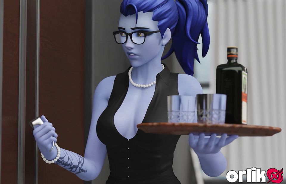 Widowmaker - First Day Secretary Job Ends with Boss BBC Anal - Overwatch 3D Porn