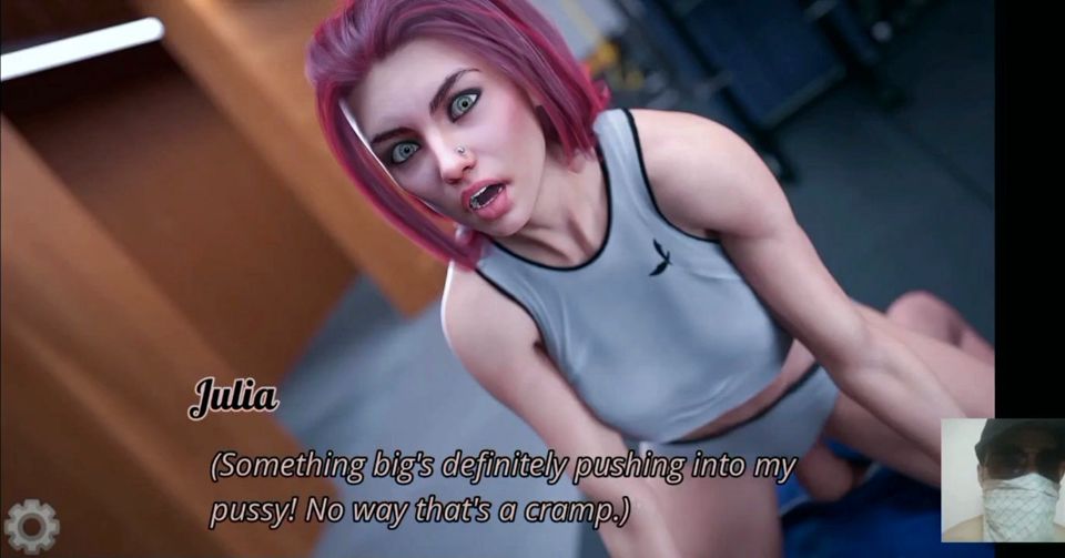 I Accidentally Fuck My Gym Trainer While Working Out and Her BF Comes in!