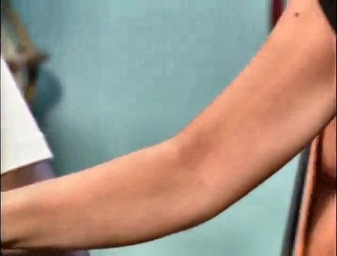 Secretary masturbating while teen gets slammed by her boos in the office
