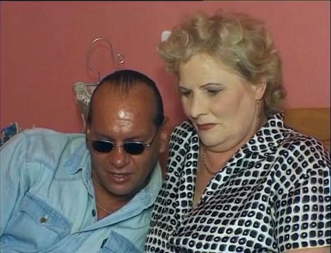 Stockinged granny gets her hairy cunt licked and fucked