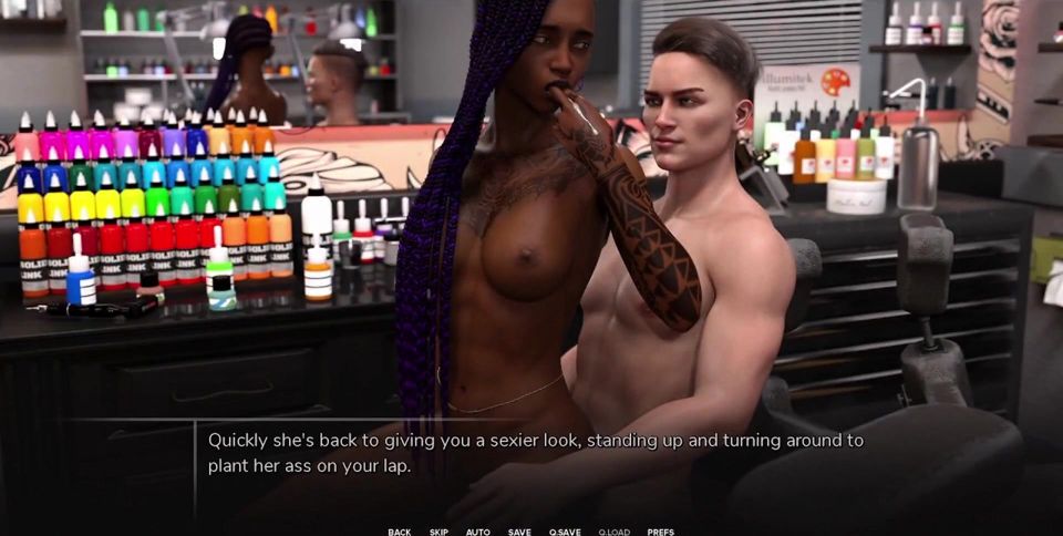Taboo University 121 - Black College Girl Gets Fucked at the Tattoo Parlor