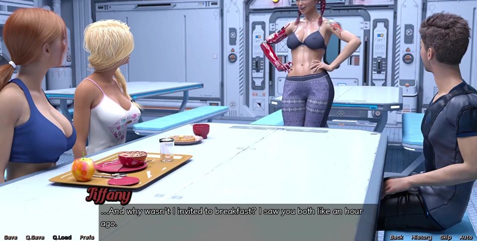 Stranded in Space - Public Handjob