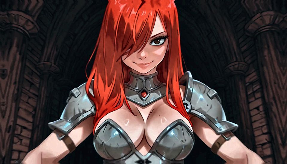 Anime Girl Erza Scarlet
