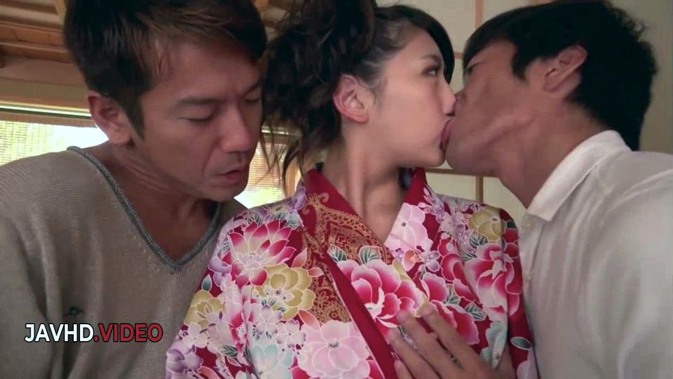 Yuna Shiratori Takes Double Creampie in Hot Threesome