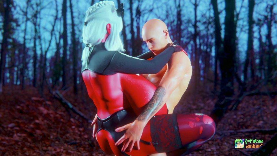 HUGE TITS SUCCUBUS GETS FUCKED IN THE WOODS
