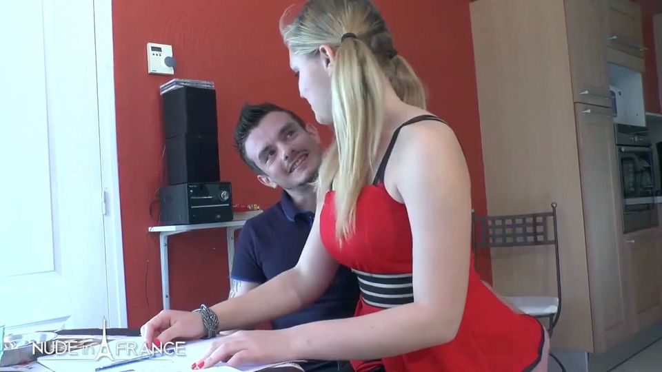 A young baccalaureate co-ed going to practical work and gets ass to mouth