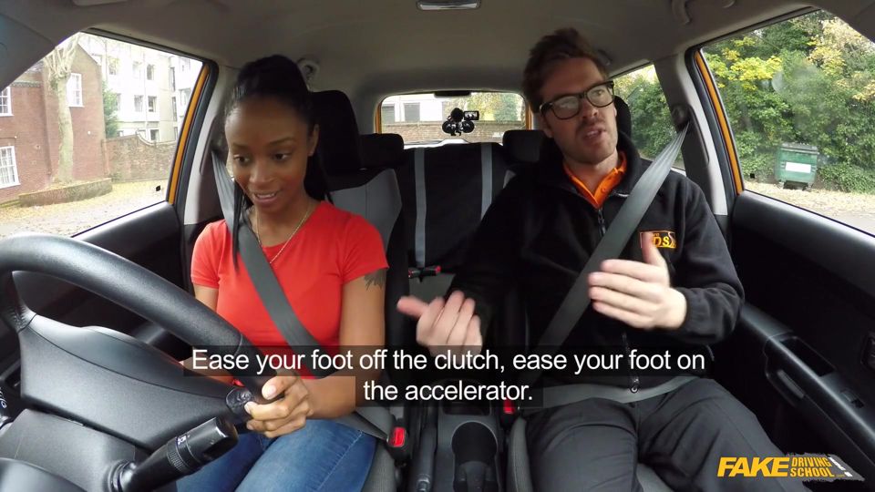 Fake Driving College - Fake Driving College Instructor Saves a Clueless Student From Failure with a Hard Cock Riding