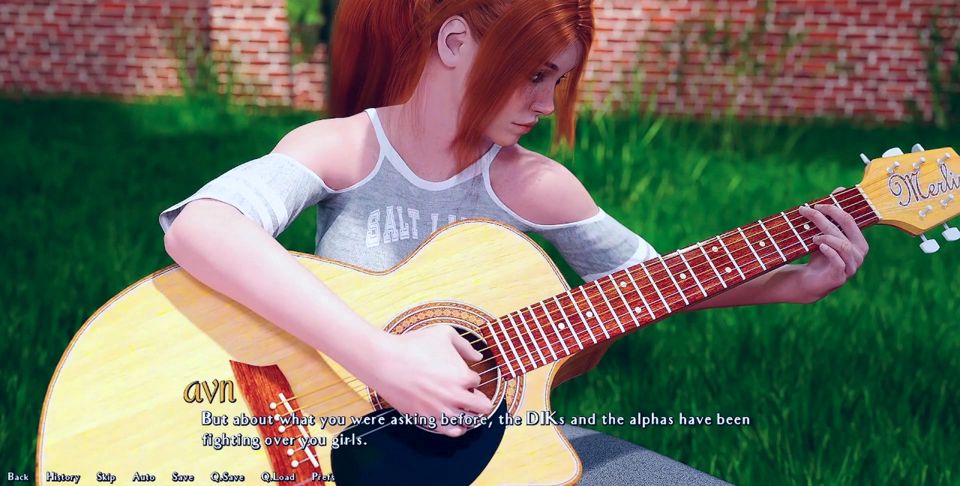 Being a Dik - Going to the Next Step with Cheating Busty Red Head While Learning Her How to Finger Play the Guitar