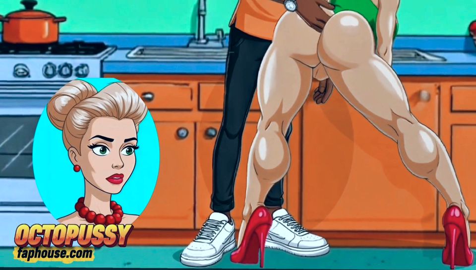 Married Housewife Gets Anal-fucked in the Kitchen