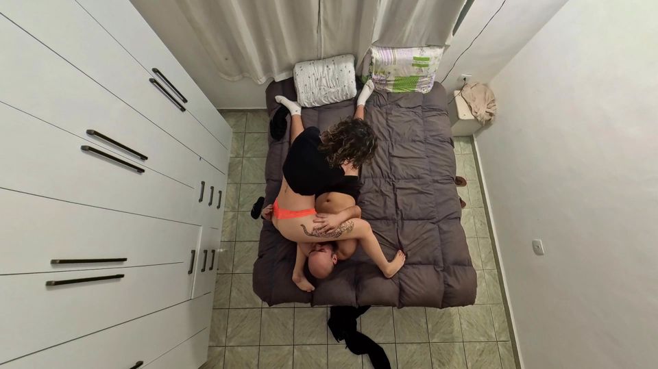 Friends Play-fight Over the TV Remote and End up Having Sex