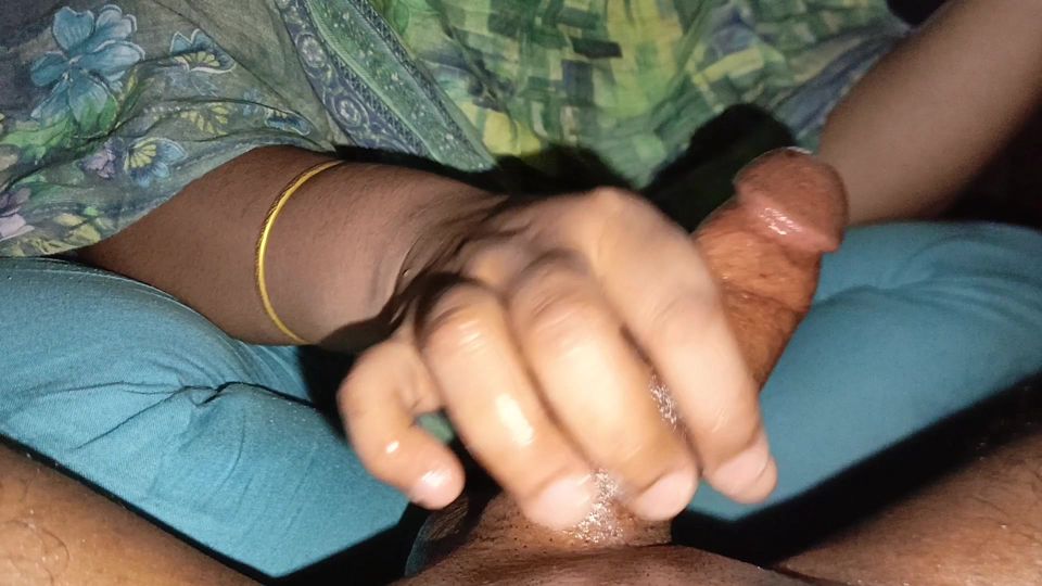 Bangladeshi Hot sexy vabi handjob my big cock and come out mal