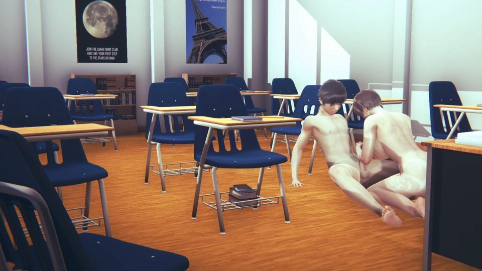 Sex in classroom 3d animation