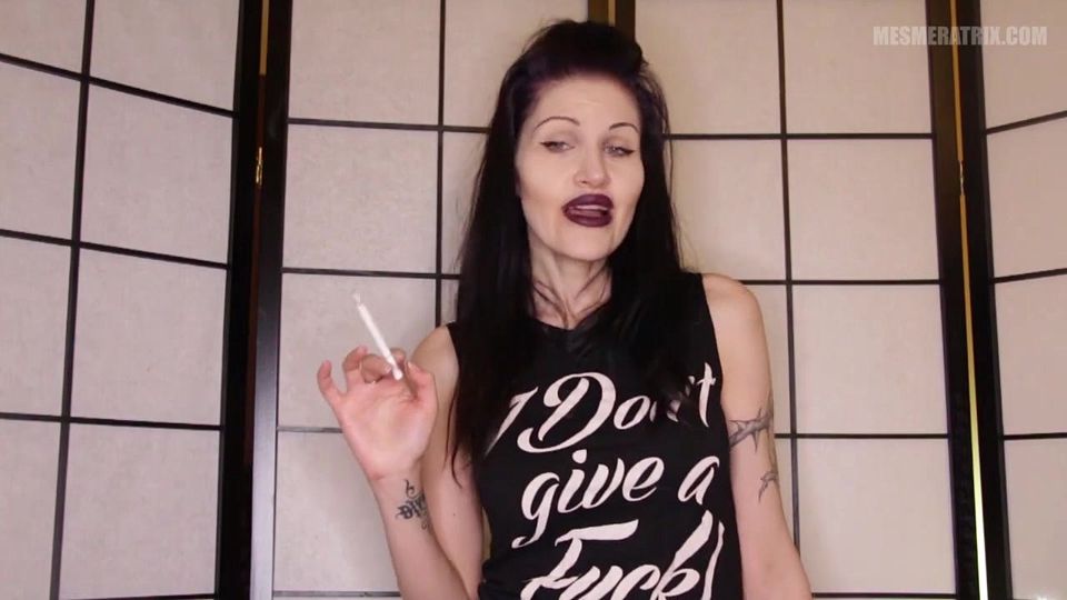 Smoking girlfriend...