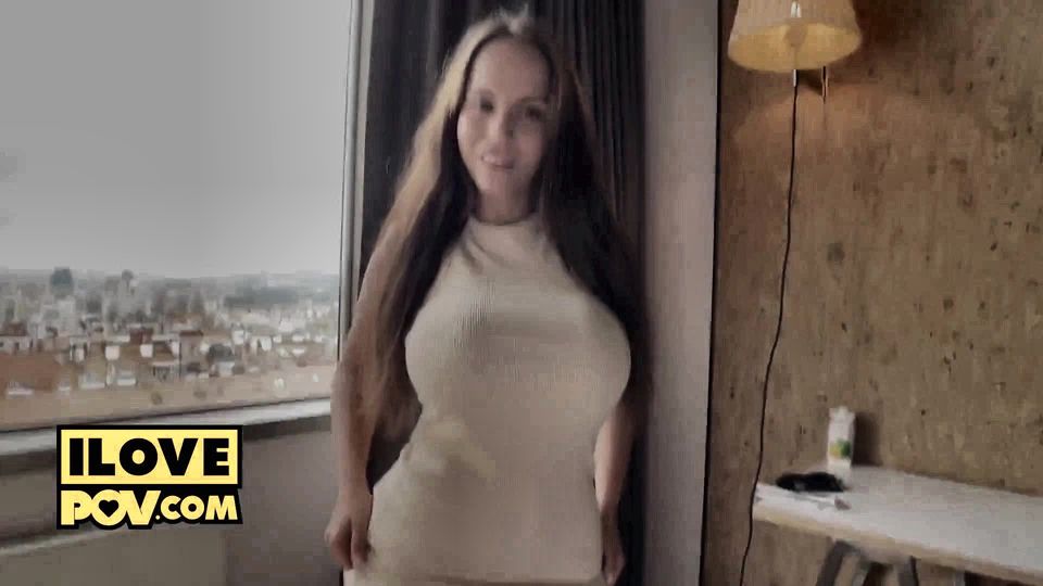 POV - Sexy Big Tittied Blonde Jennifer Mendez Jerks Your Dick