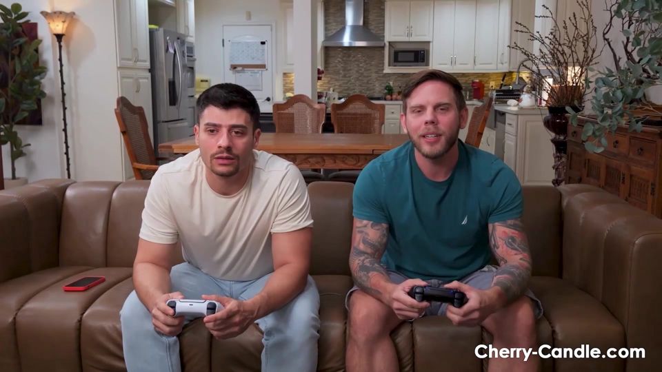 They Wanted to Play on the PS but I wanted them to Play with my Pussy at Cherry-Candle