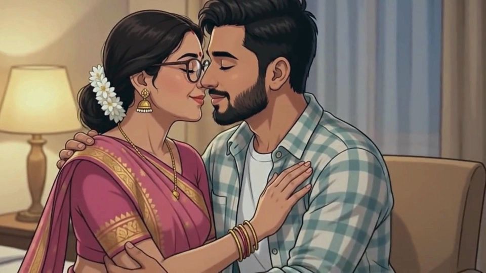 Horny Indian Desi Bhabhi in Saree Sucking and Fucked Hard ( AI generated )
