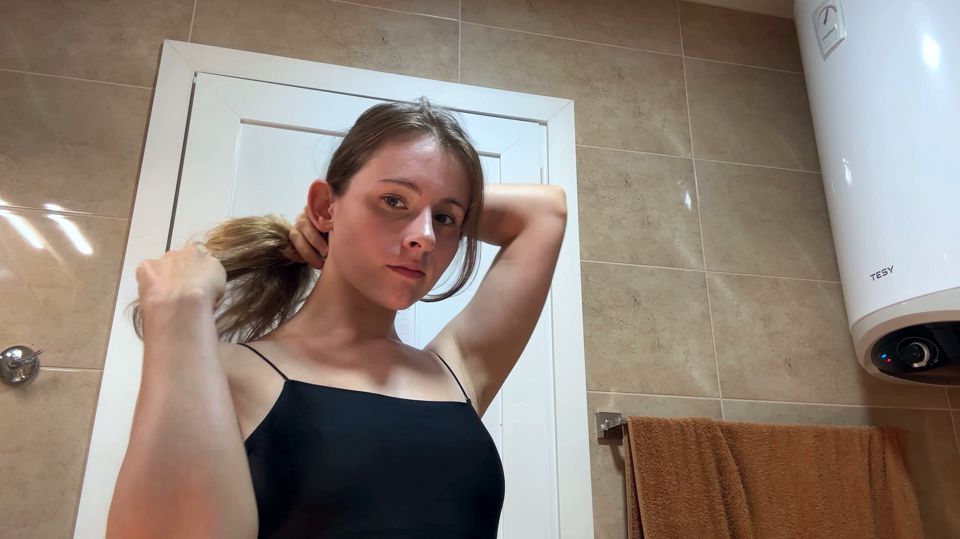 Black Top White Panties Pixie Shower - Soft Tease to Toy Bliss