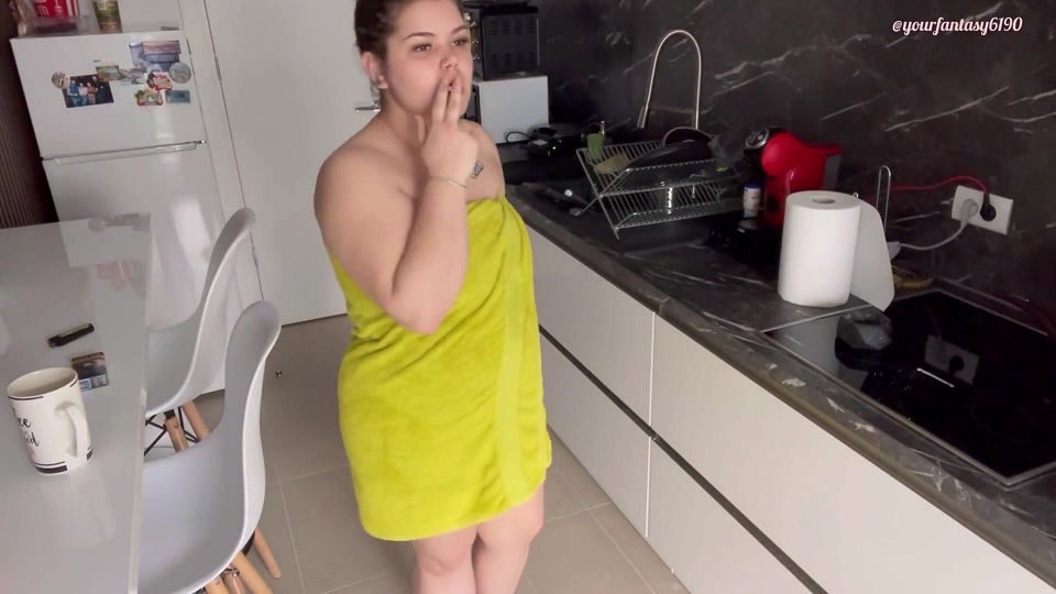 Smoking after shower