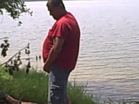 Caught you pissing by the lake