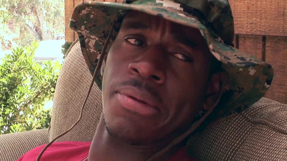 Outdoor fuck with an interracial dude