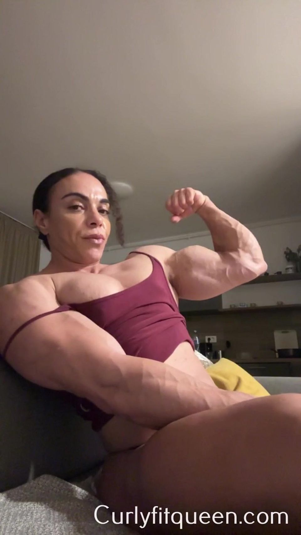 In a fiery solo act, MILF Tit hunts raw unruliness