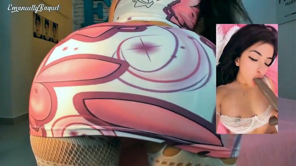 Sexy Big Ass Latina Emanuelly Raquel Twerking and Fucking Her Ass BBC Anal