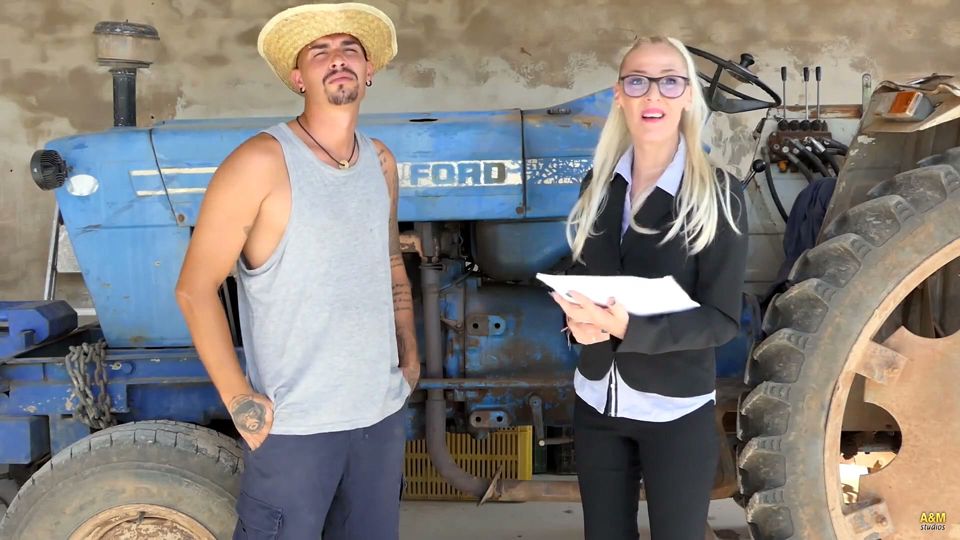 The Ignorant Country Bumpkin and Elena, the Sexy Farm Inspector.