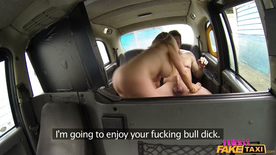 Female Fake Taxi - Busty Driver Gives Stranded Builder Outdoor Sex & a Deep Throat Ride